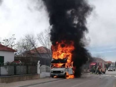 Požar cestovnog vozila